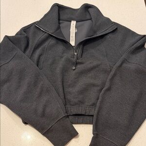 Lululemon Gray Quarter-Zip Pullover